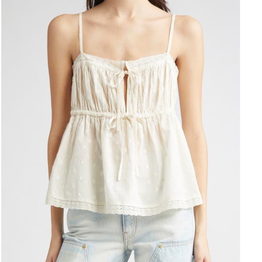 Ulla Johnson Quinn Top in Pristine Cotton Size 2 NEW